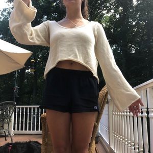 Cream cropped sweater